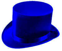 sombrero azul